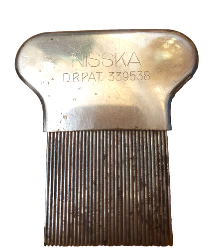 Nisska läusekamm pat nr - nisska, pat.
