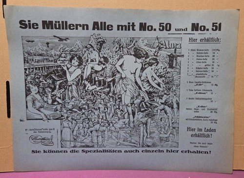 Alte reklame seifen - alte, werbung
