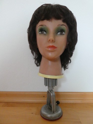 Vintage damen friseurkopf - damen, /