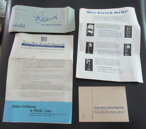 Alte werbung friseur artikel - werbung,