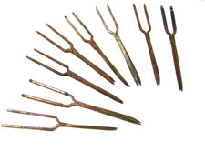 8 Stk. Alte Friseur Werkzeug