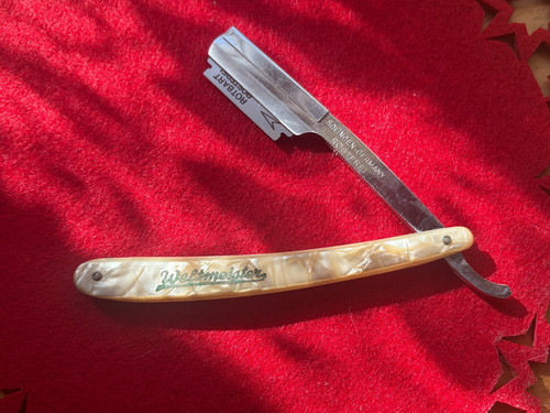 Altes rasiermesser weltmeister - rasiermesser,